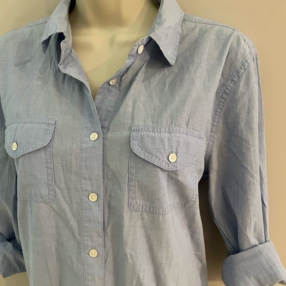 J.Crew Womans Long Button Down - Picture 3 of 5